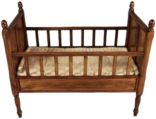 Antikes biedermeier kinderbett - antikes,