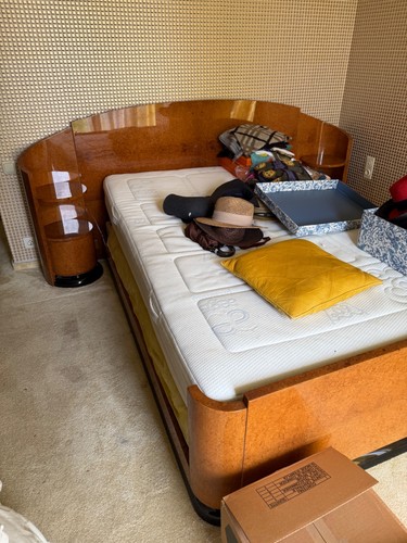 Art déco bett - bett, aus